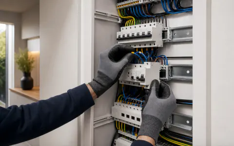 Elektrik panosu revizyonunda düzenlenen kablo bağlantıları