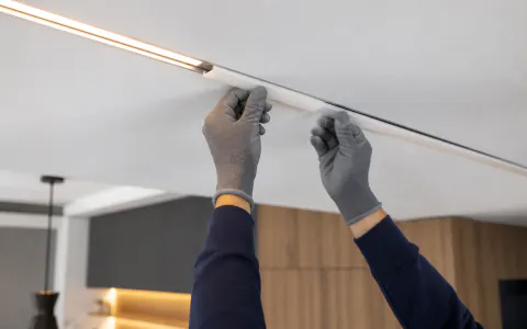 LED profil aydınlatma montajı